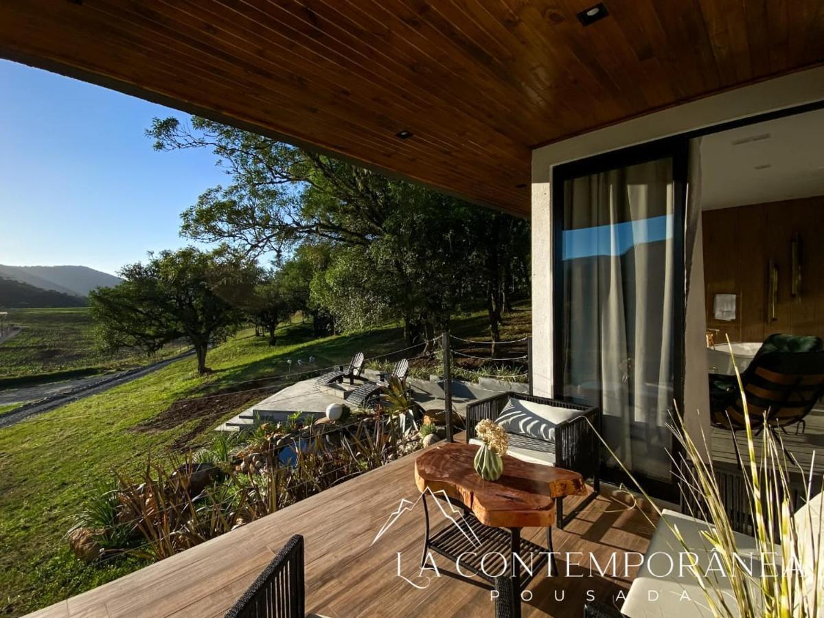 La Contemporanea Cabanas Prox A Cidade Vista Para Ponto Turistico Urubici Dış mekan fotoğraf