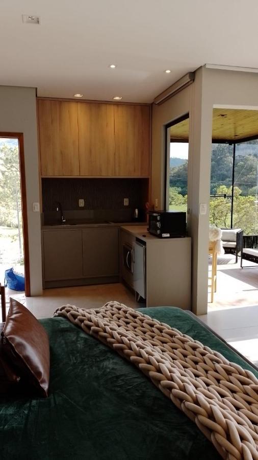 La Contemporanea Cabanas Prox A Cidade Vista Para Ponto Turistico Urubici Dış mekan fotoğraf