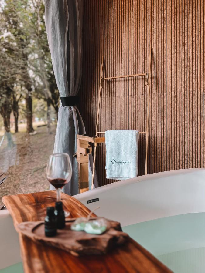 La Contemporanea Cabanas Prox A Cidade Vista Para Ponto Turistico Urubici Dış mekan fotoğraf