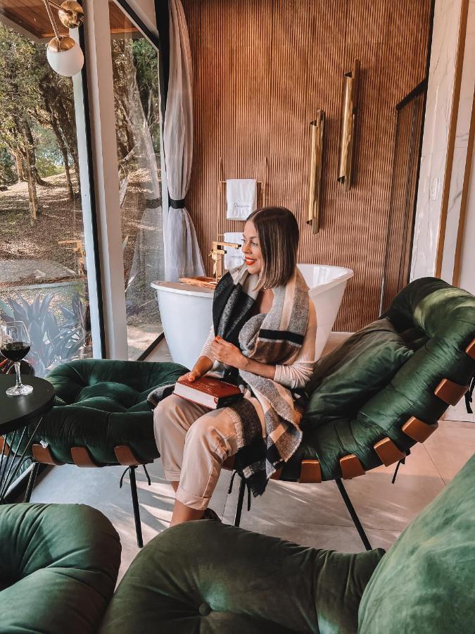 La Contemporanea Cabanas Prox A Cidade Vista Para Ponto Turistico Urubici Dış mekan fotoğraf